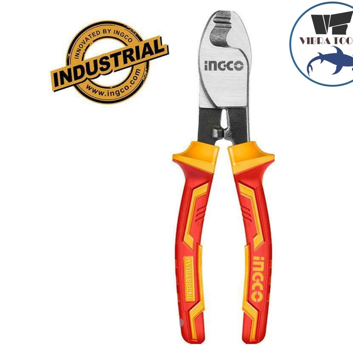 INGCO - Alicate Corta Cables Aislado 6 Pulgadas Ingco Industrial