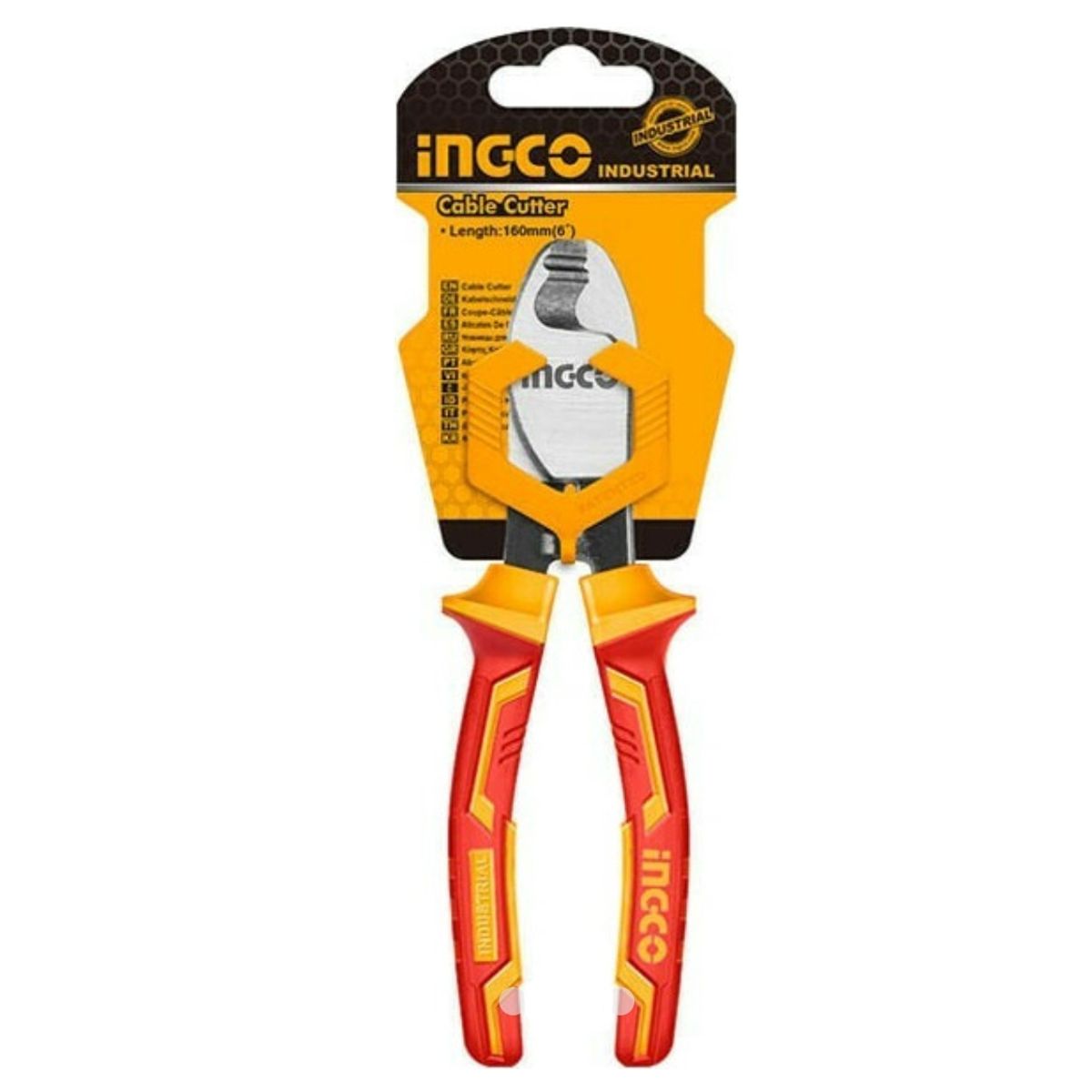 INGCO - Alicate Corta Cables Aislado 6 Pulgadas Ingco Industrial