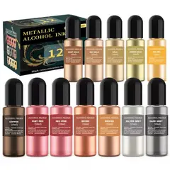 GENERICO - Pigmento Para Resina Uv Metalico Perlado Epóxica 12 Colores…