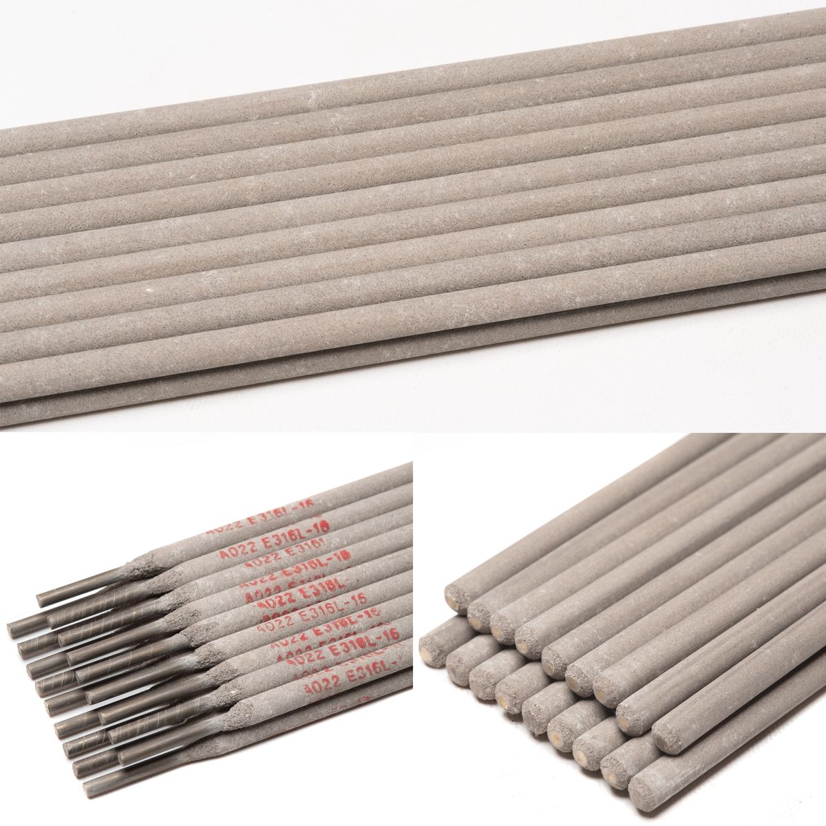 H AND P INDUSTRIAL SOLDADURAS - Electrodo Soldadura Inoxidable 316L de 1/16" x bolsa 1 Kilo H&P