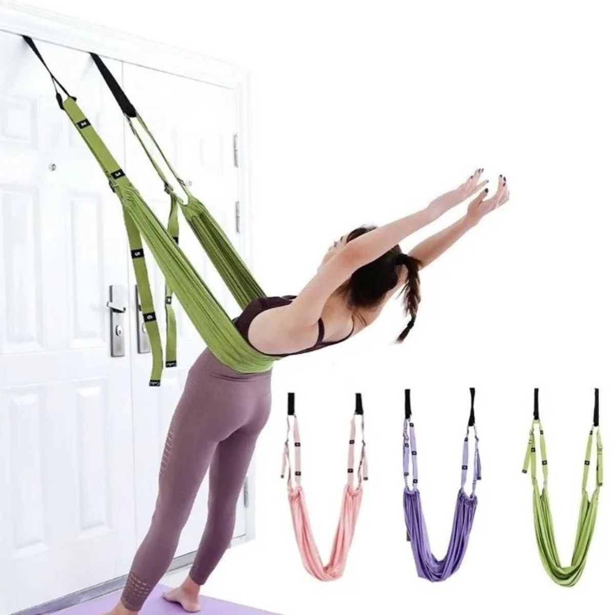 UNIVERSAL - AERIAL YOGA ROPE  BANDA EJERCICIOS COLORES XX-X72