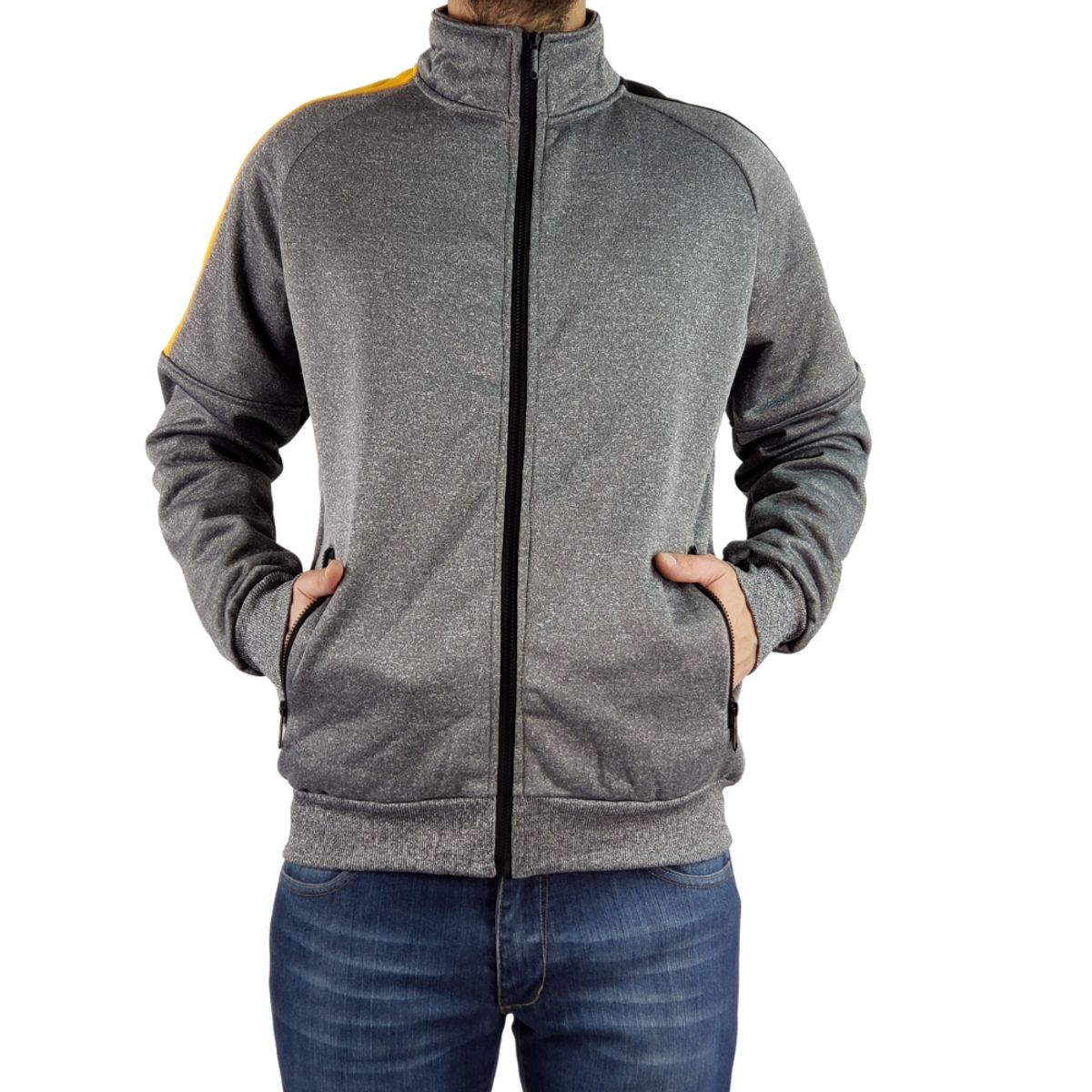 LOOK SHOP - Poleron Hombre Invierno Forro Polar. Fashion 011