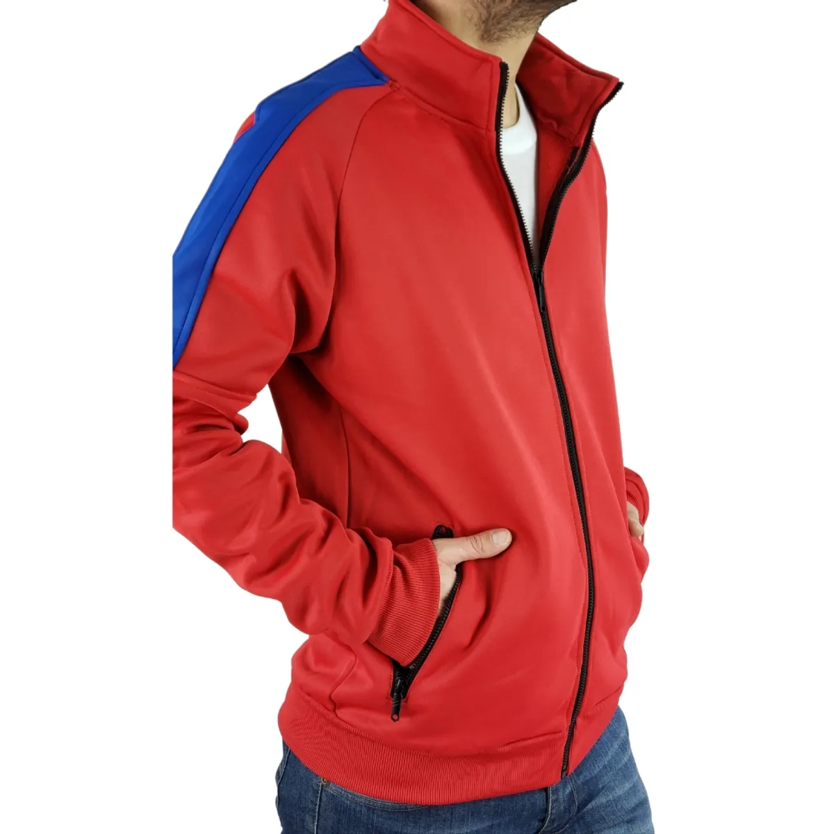 LOOK SHOP - Poleron Hombre Invierno Forro Polar. Fashion 011