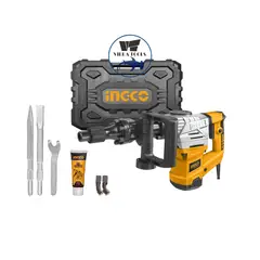 INGCO - Martillo Demoledor Industrial 1300 W 20 J + Malet+ Acc