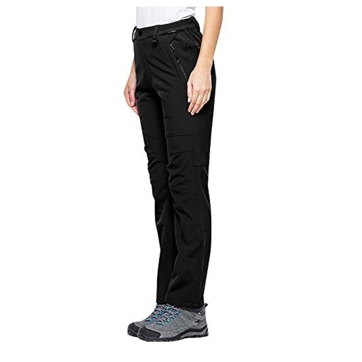 GARSIL - Pantalon Termico Tipo Softshell Para Mujer Con Micropolar Impermeable