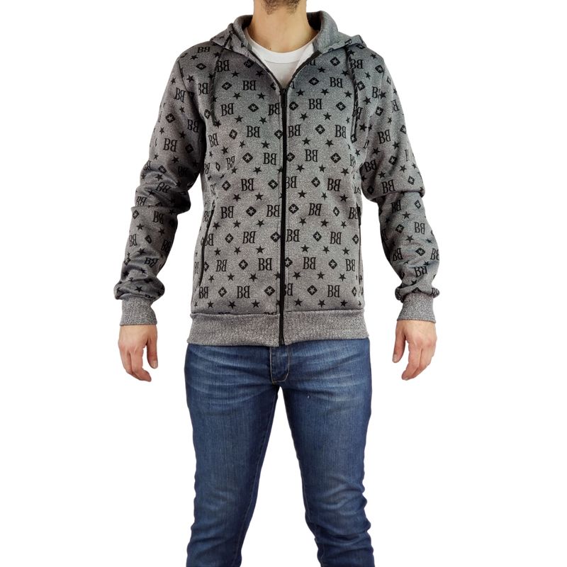 LIKE SHOP - Poleron Hombre Invierno Forro Polar Fashion BB06