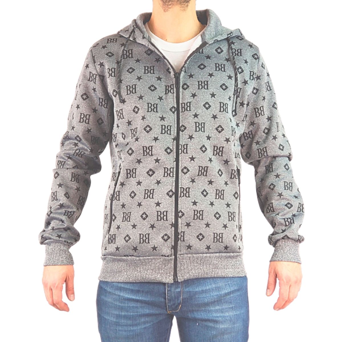 LIKE SHOP - Poleron Hombre Invierno Forro Polar Fashion BB06