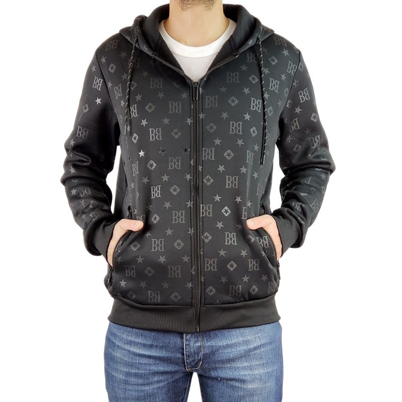 LIKE SHOP - Poleron Hombre Invierno Forro Polar Fashion BB06