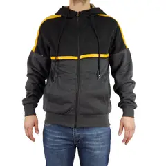MPROPIA - Polerón Chaqueta Hombre Invierno Forro Piel Con Gorro. 142