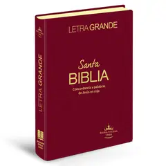SOCIEDADES BIBLICAS UNIDAS - Biblia Reina Valera 1960 Letra Grande Burdeo