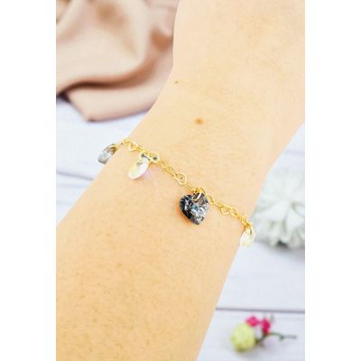 Imagen 2 del producto Pulsera Romance Gold 24k creado con cristales de Swarovski® Silver Night