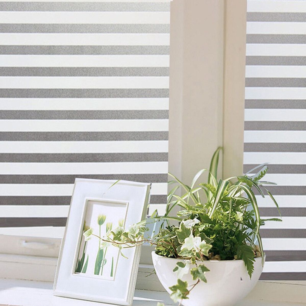 GENERICO - Vinilo Para Ventana 1 Rollo 2mt X 45cm Diseño Persiana