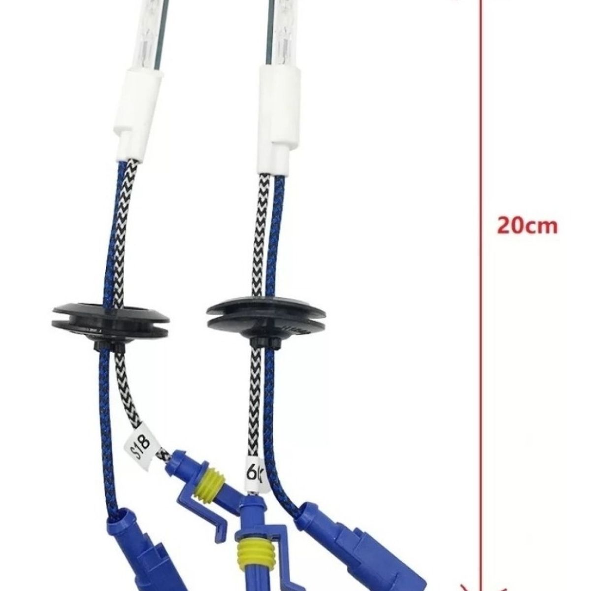 GENERICO - X2 Ampolleta Xenón H0 Para Ojo De Angel 8000k