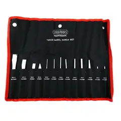 GENERICO - Set Juego De Cinceles Y Botadores 13 Piezas Steeltools