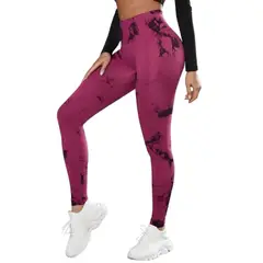 SUKHA - Calzas Leggings Push Up Rosada Oscuro