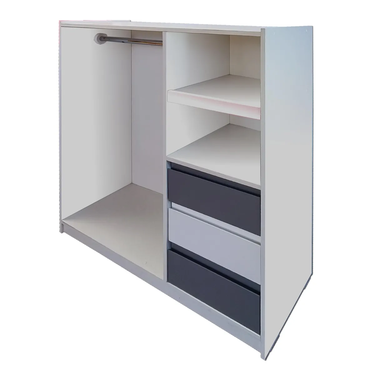 DECORACION CREATIVA - Mini Closet Minimal Grafito Blanco Montessori…