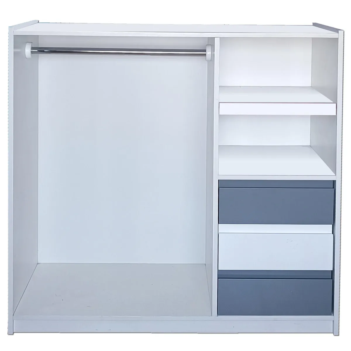 DECORACION CREATIVA - Mini Closet Minimal Grafito Blanco Montessori…