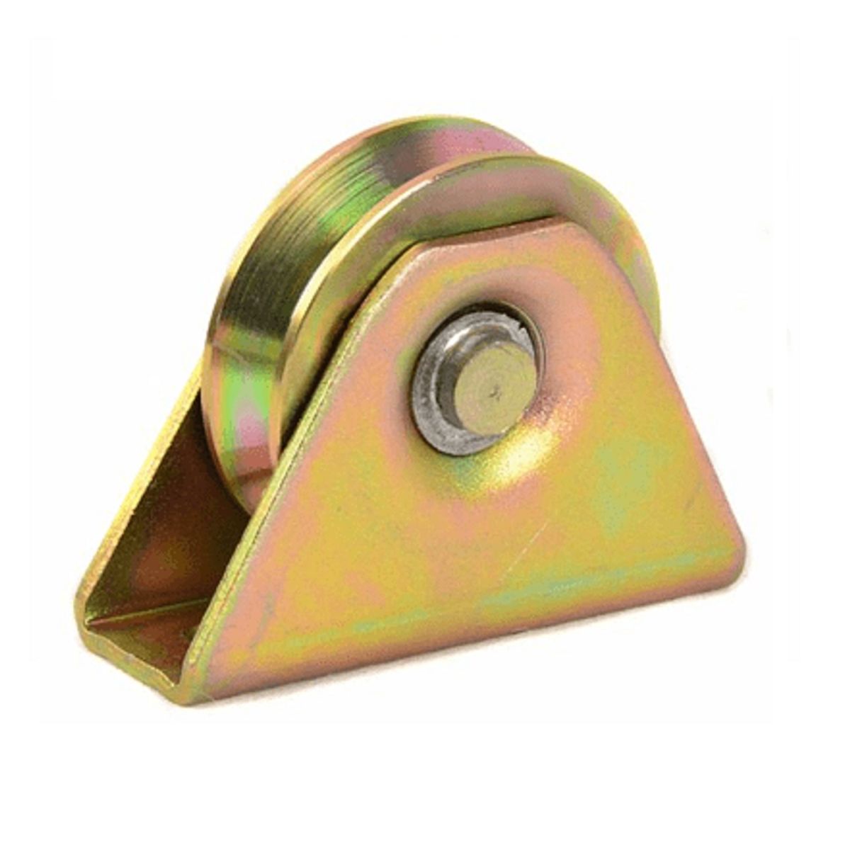 GENERICO - 2 Ruedas Para Portón Con Base, 10 Cm.  de Diámetro