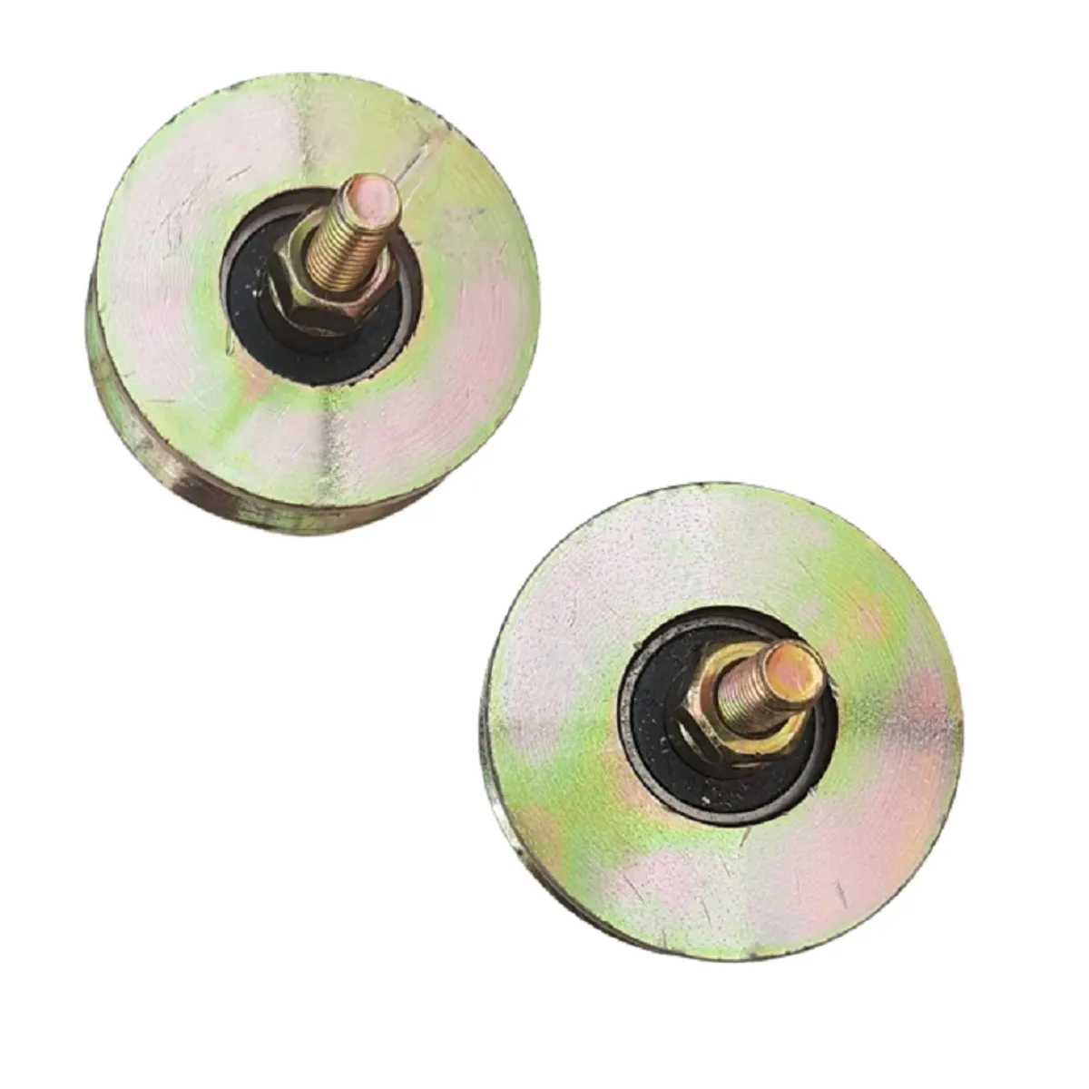 GENERICO - 2 Ruedas Portón De 8,5 Cms. de Diámetro Con Pernos.