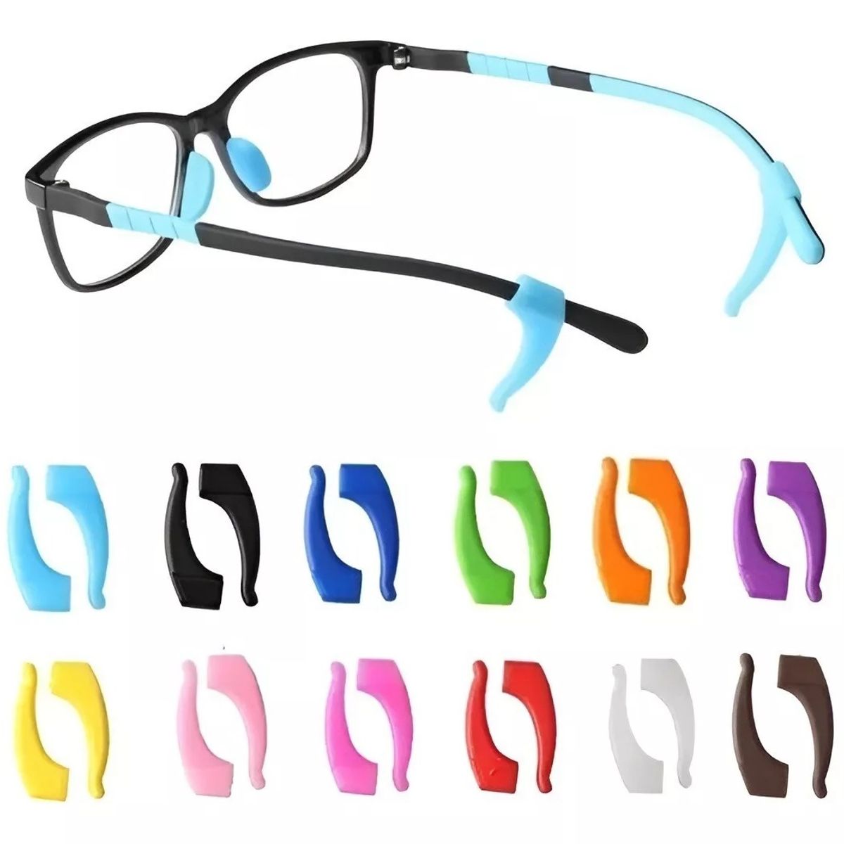 GENERICO - Sujetador Para Lentes Soporte Ganchos Lentes Antideslizantes…