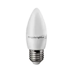 MEGABRIGHT - Ampolleta LED C37 VELA 5W6000K E-27
