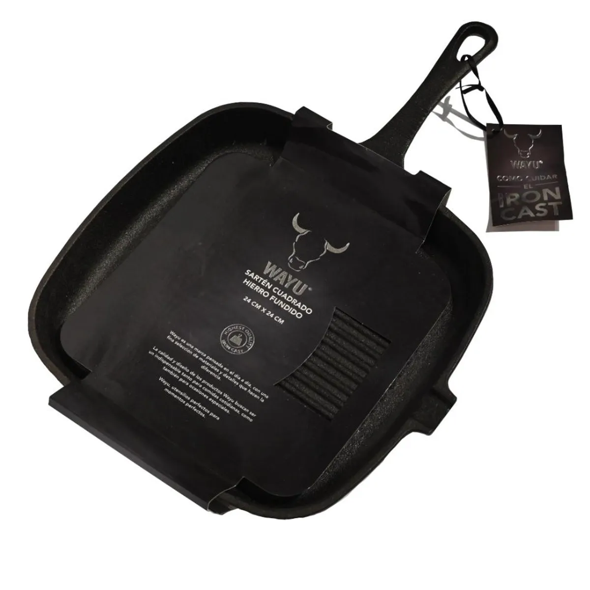 WAYU - Sartén Cuadrado Iron Cast Wayu
