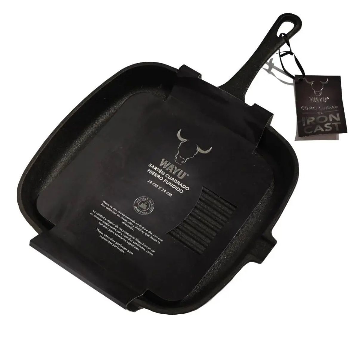 WAYU - Sartén Cuadrado Iron Cast Wayu