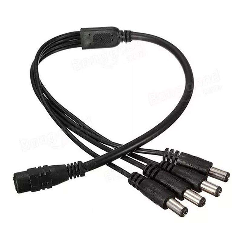 ESHOPANGIE - Cctv Cable Poder Splitter 4 Salidas