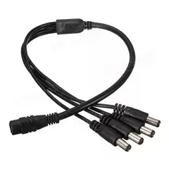 ESHOPANGIE - Cctv Cable Poder Splitter 4 Salidas