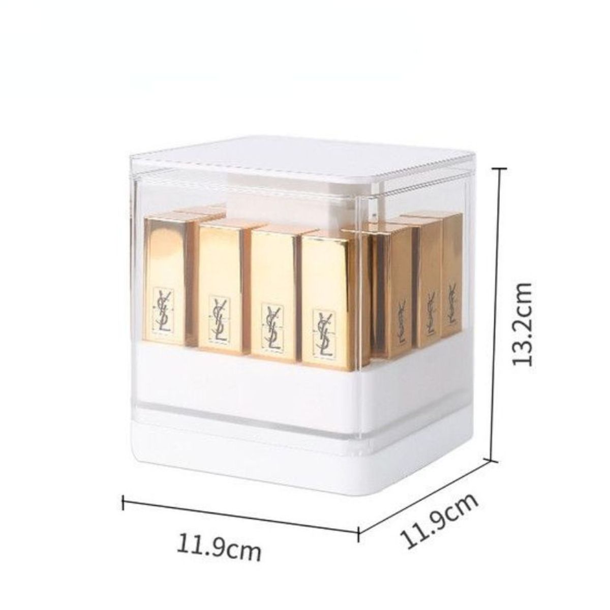 GENERICO - Caja Organizador de Labiales Blanco