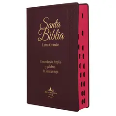 SOCIEDAD BIBLICA DE BRASIL - Reina Valera 1960 con índice y concordancia