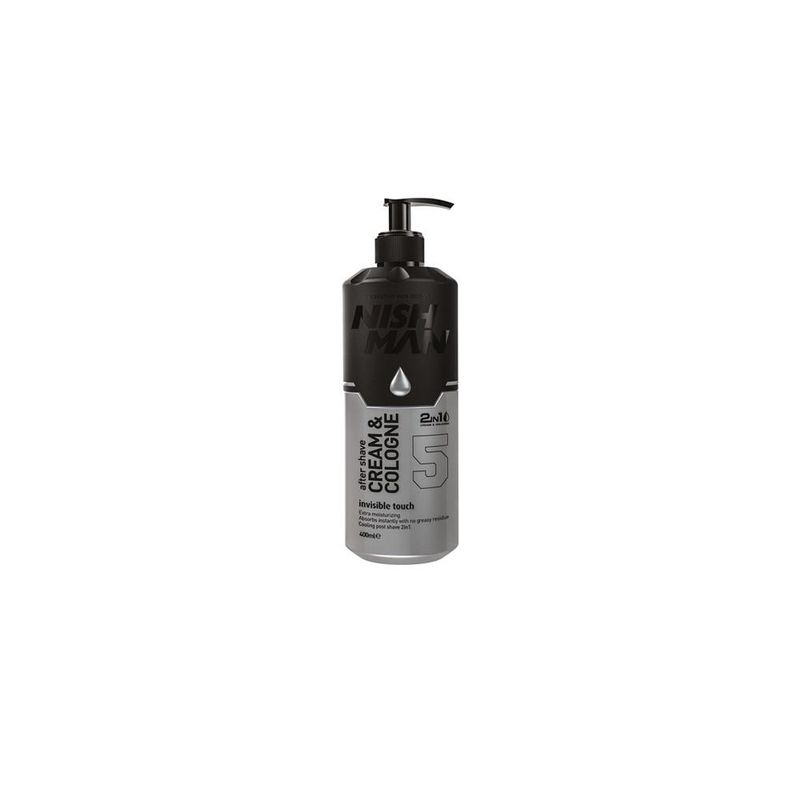 GENERICO - NishMan Crema Y Colonia After Shave N°05 Invisible 400 Ml NISH MAN