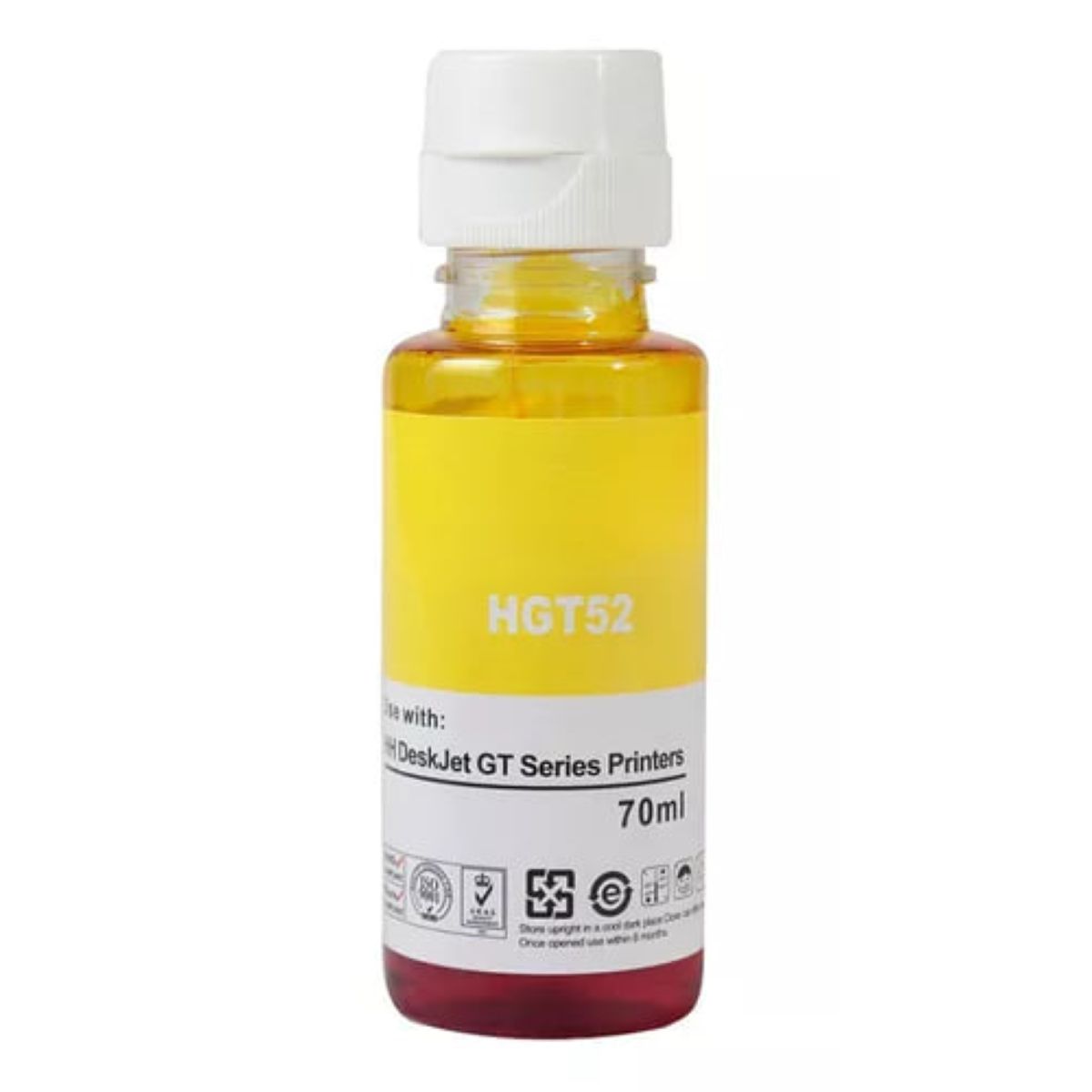 GENERICO - Tinta Alternativa Para HP GT52 Dye De 70 ml Cada Tinta