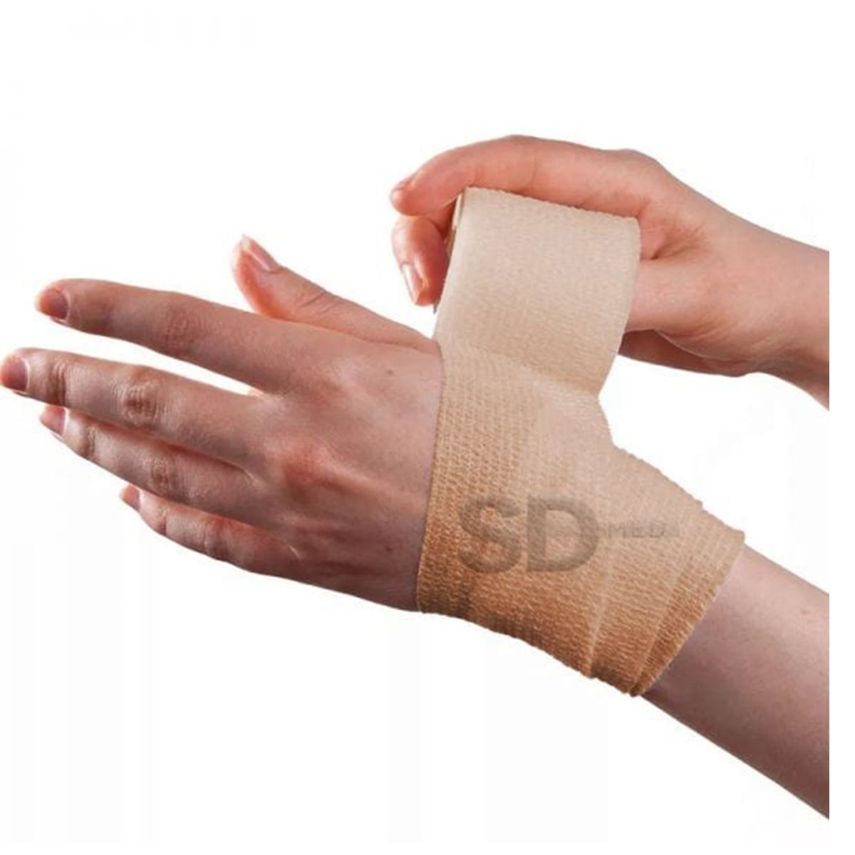 GENERICO - Venda Autoadherente tipo Coban 5 cm Piel Pack 24x