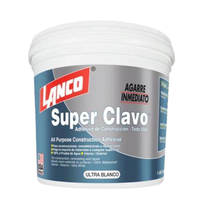 LANCO - Adhesivo De Montaje 1kg 946ml Lanco Super Clavo