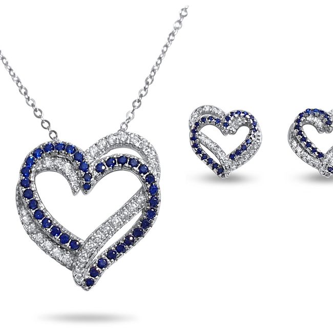 ARANY JOYAS - Collar y Aros Plata Corazón Infinito Conjunto