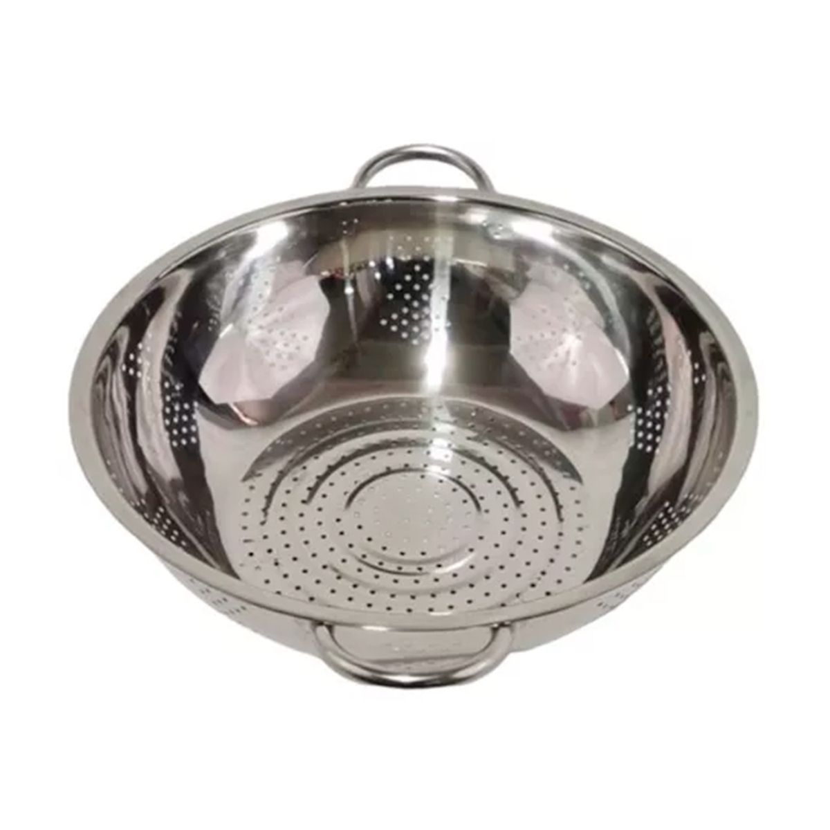 GENERICO - Colador Escurridor De Acero Inoxidable 26cm