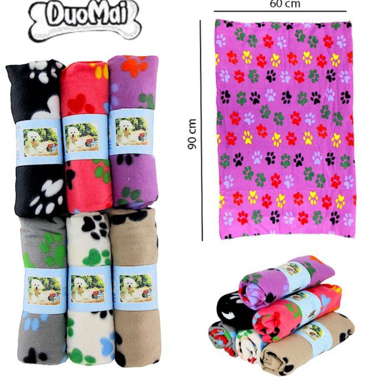 GENERICO - Mantas de polar para mascotas