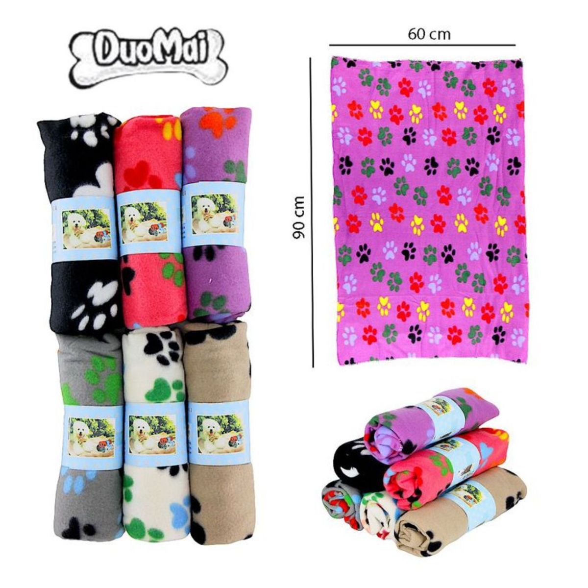 GENERICO - Mantas de polar para mascotas