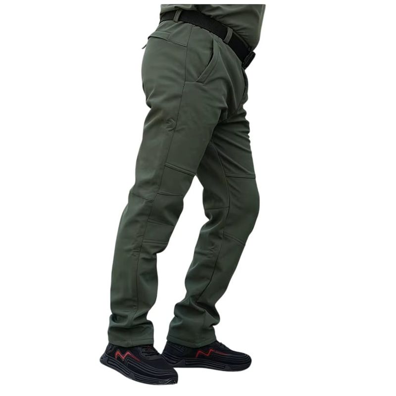 GARSIL - Pantalon Termico Tipo Softshell Para Hombre Con Micropolar Impermeable