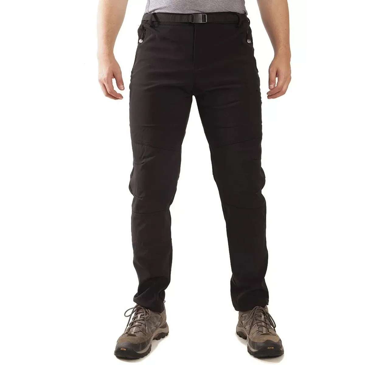 GARSIL - Pantalon Termico Tipo Softshell Para Hombre Con Micropolar Impermeable