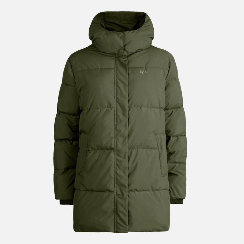 LIPPI - Chaqueta Mujer Rivera Sur Long Steam-Pro Hoody Jacket Verde Militar Lippi