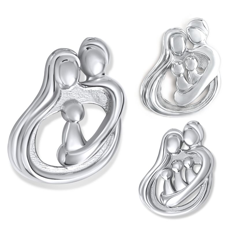 ARANY JOYAS - Colgante Plata Familia Unida Con Diferentes integrantes