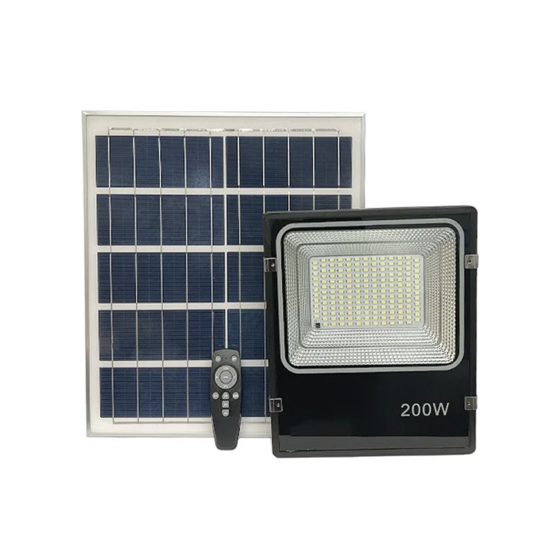HB LEDS - Foco Proyector LED Solar Con Sensor 200W Luz Fría