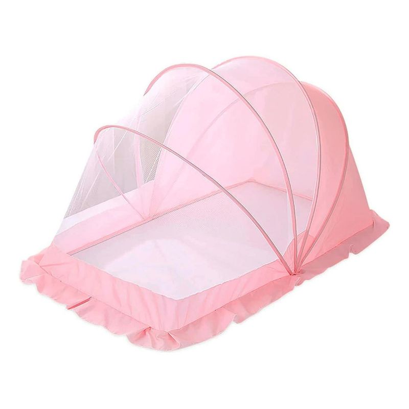 GLOBAL LATIN GROUP - Carpa Plegable Mosquitero Para Bebés - Rosa