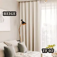 Cortinas blackout engomadas BEIGE