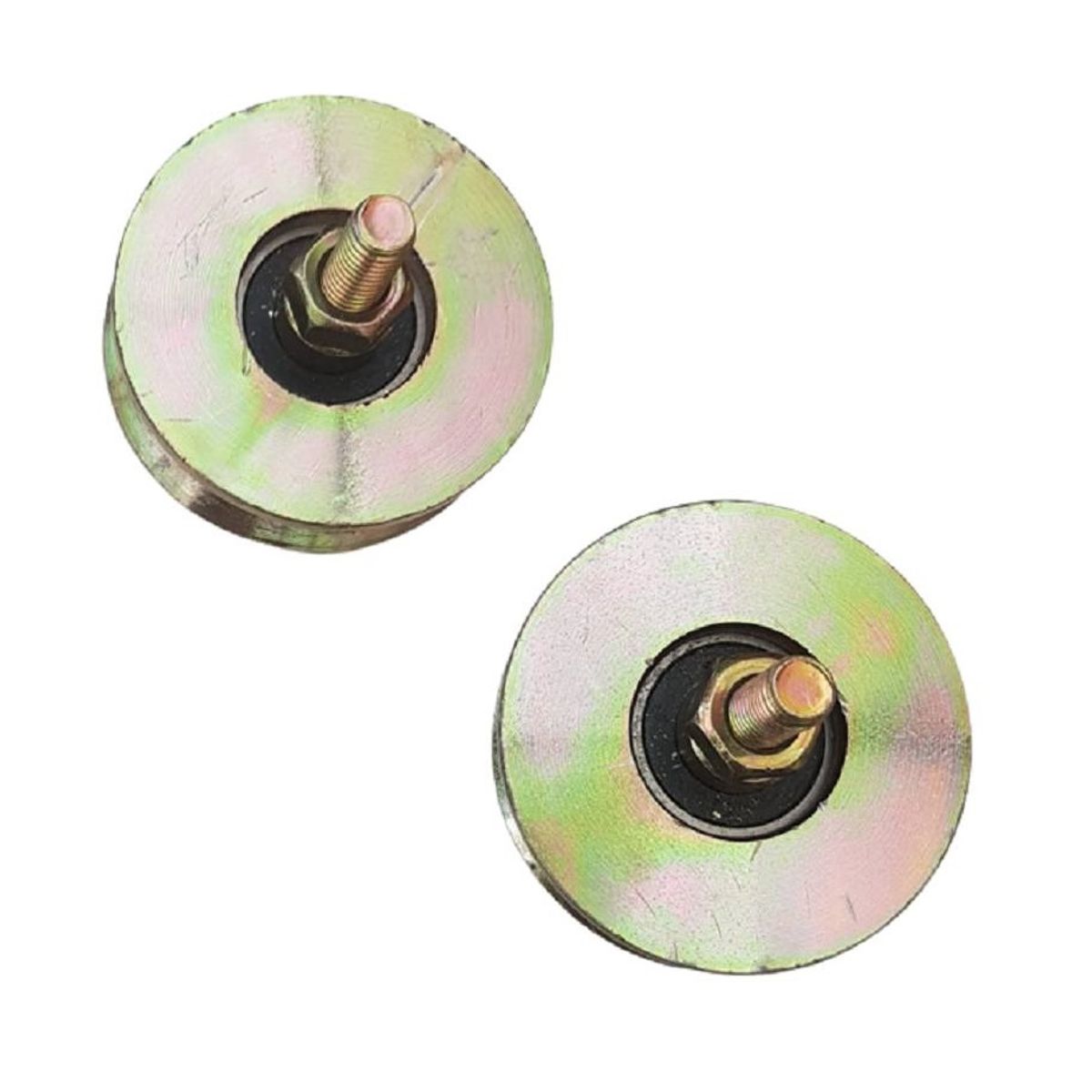 GENERICO - 2 Ruedas Portón De 6 Cms. de Diámetro Con Pernos.