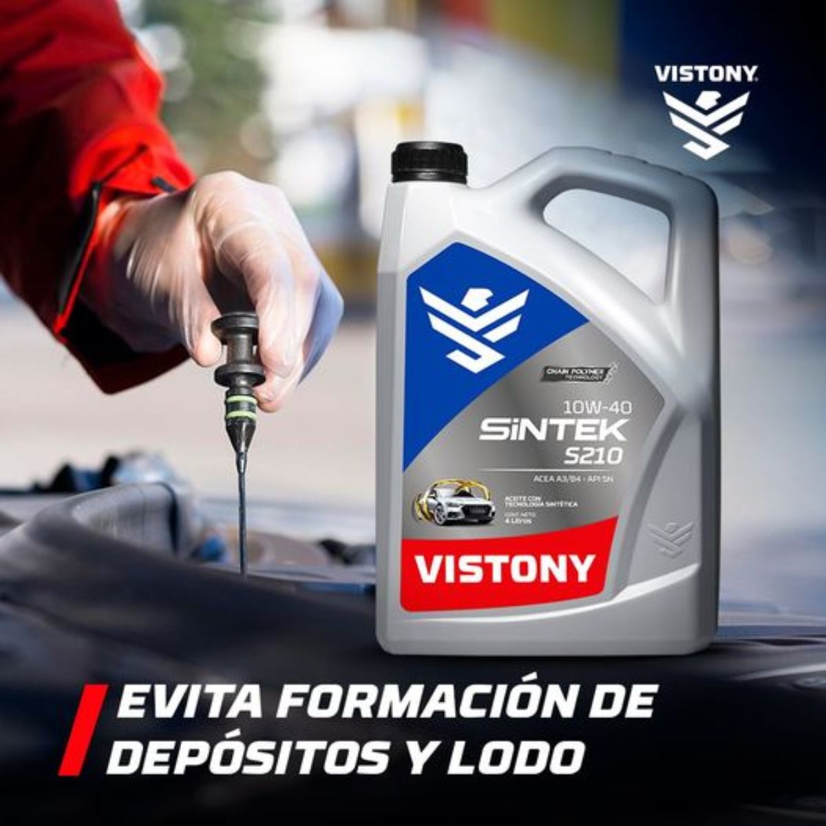 VISTONY - Aceite 10w40 Sintetico S210 4 Litros Vistony