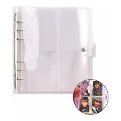 KUANGYE - Carpeta 3 Pulgada Transparente Binder Photocards Álbumes