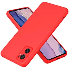 JOIGO - Carcasa Funda Para Motorola Moto E22 / E22I Goma Rojo.